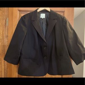 Sejour three-quarter sleeve suit blazer, only worn couple of times